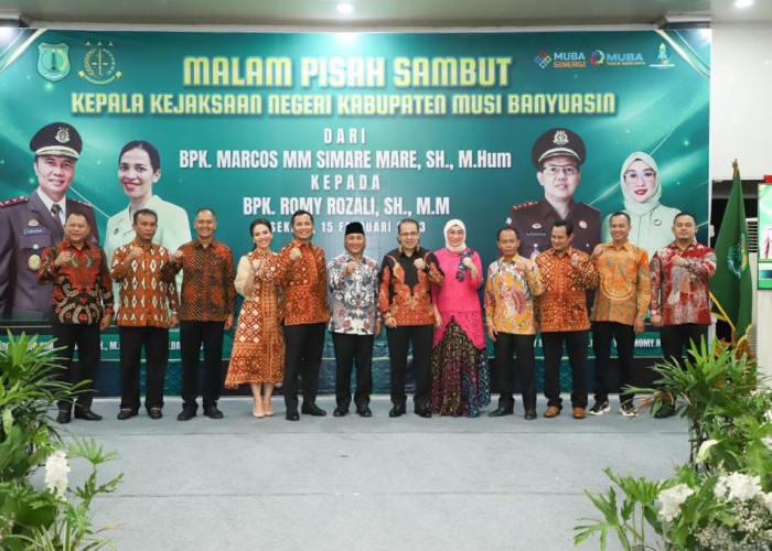 Pj Bupati Apriyadi Sambut Putra Daerah jadi Kajari di Kabupaten Muba 