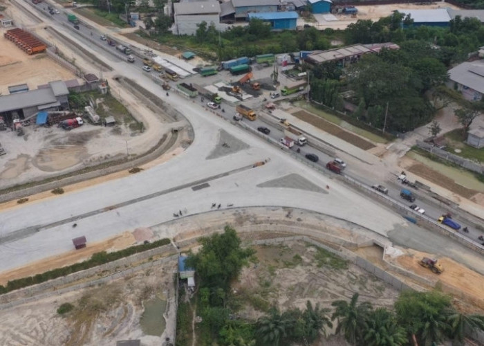Pekerjaan Tol Lingkar Pekanbaru Berlanjut, Pengalihan Jalur Siak Diterapkan hingga Maret 2026