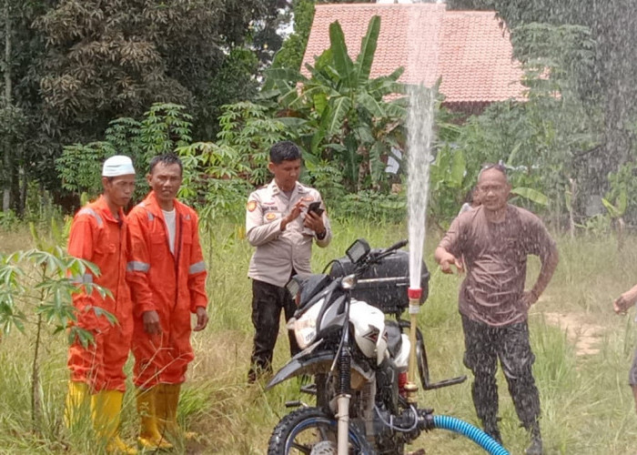 Inovasi Cegah Karhutla, Polsek Sanga Desa Polres Muba Luncurkan 'Belalang Tempur'