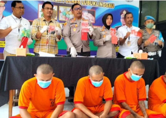 Polres Lubuk Linggai Grebek Salah Satu Lokasi Pesta Narkoba di Musi Rawas, 5 Orang Diamankan