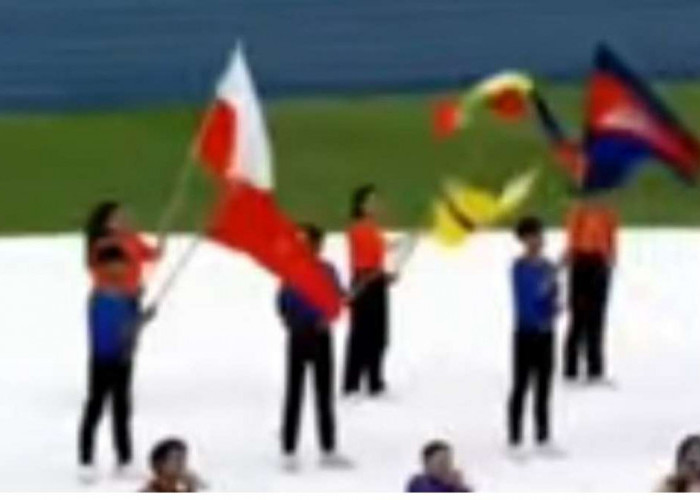 Upacara Pembukan SEA GAMES, Bendera Indonesia Dipasang Terbalik