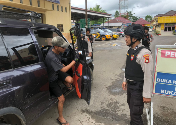 Pasca Bom Bunuh Diri di Polsek Astana Anyar, Polres Muba Perketat Pengamanan 