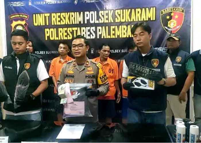 Komplotan Pencuri Motor di Kota Palembang Dibongkar, Ternyata Jual Hasil Curian Ke Muba