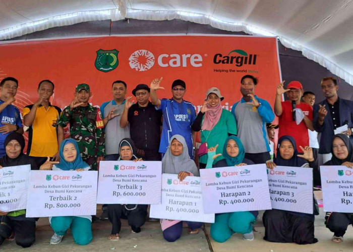 Pemdes Bumi Kencana Gelar Lomba Kebun Gizi Pekarangan, Kerja Sama Dengan Yayasan Care Peduli dan PT Hindoli
