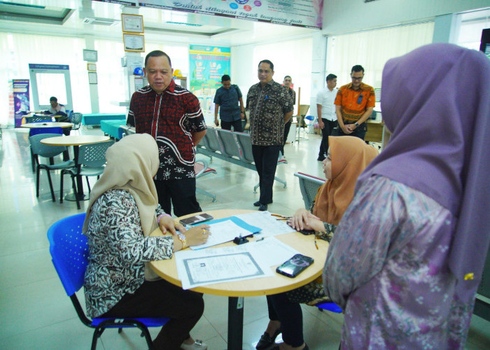 Tahun Baru Semangat Baru, Pj Bupati Muba Pantau Pelayanan Publik di Hari Pertama Kerja