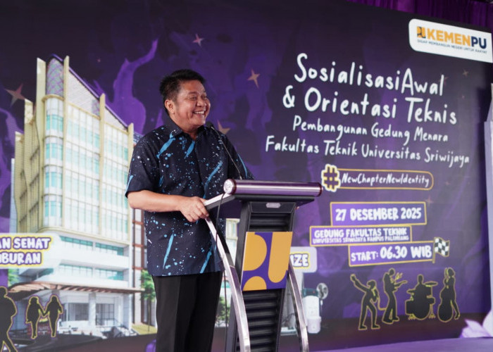 Gubernur Herman Deru: Pembangunan Menara Fakultas Teknik UNSRI Investasi Jangka Panjang Peradaban