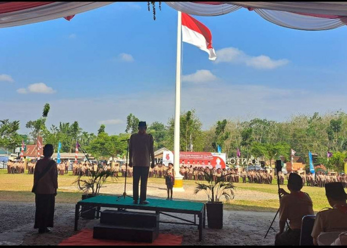 Kwarran Pramuka Sungai Lilin Gelar Apel Besar Pramuka Ke-63