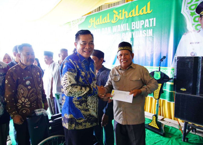 Halal Bihalal Jadi Wadah Aksi Nyata, Bupati Muba Salurkan Bantuan dan Ajak Warga Bangun Daerah