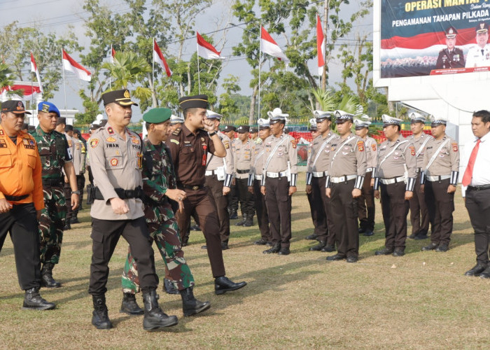 Polres Muba Gelar Pasukan Operasi Mantap Praja tahun 2024, Persiapan Pengamanan Pilkada 