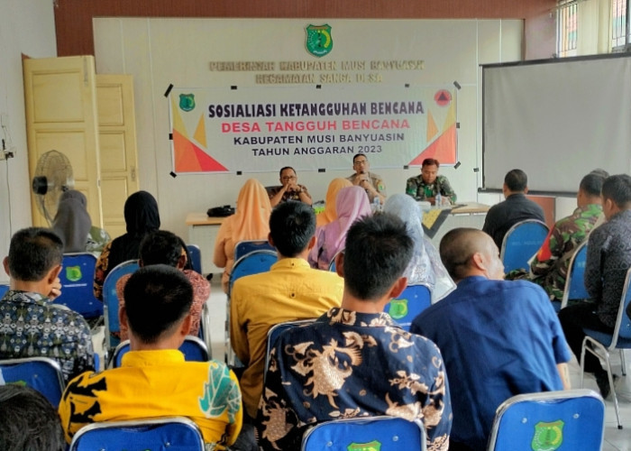 BPBD Muba Gelar Sosialisasi Desa Tangguh Bencana di Kecamatan Sanga Desa