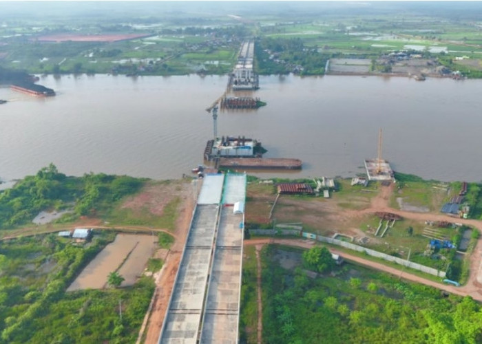 Perkembangan Terbaru Pembangunan Jembatan Musi V, Akses Vital Penghubung Tol Trans Sumatera