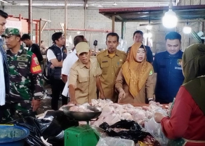 Satgas Pangan Muba Cek Harga Sembako di Pasar Randik Sekayu, Berikut Daftar Hasilnya