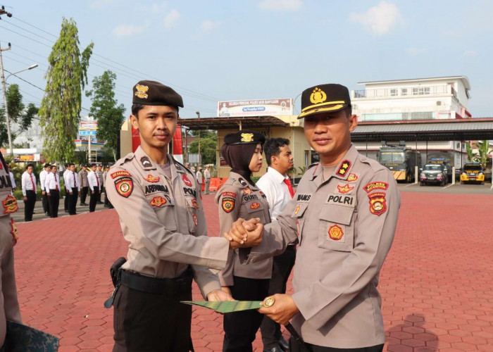 25 Orang Personil Polres Muba Terima Penghargaan, Berikut Prestasi yang Dicapai