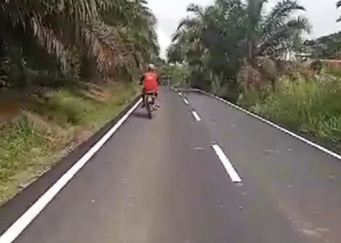 Jalan Lingkar Penghubung Antar Desa di Kecamatan Sungai Lilin Mulus