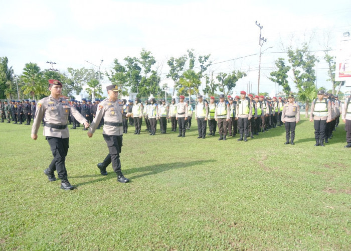 Apel Serpas Polres Muba, Pj Bupati dan Kapolres Harapkan Pilkada Berjalan Lancar