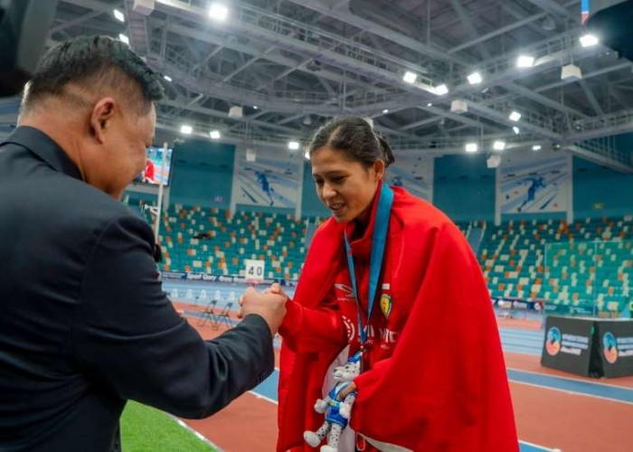 Membanggakan, Sri Maya Sari Atlet Lari Asal Musi Banyuasin, Raih Medali Perunggu di Ajang Tingkat Asia