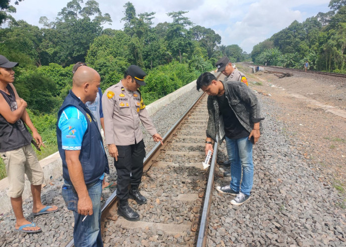 Tragis! Pelajar SMP di Muara Enim Tersangkut Gerbong Kereta Api Babaranjang