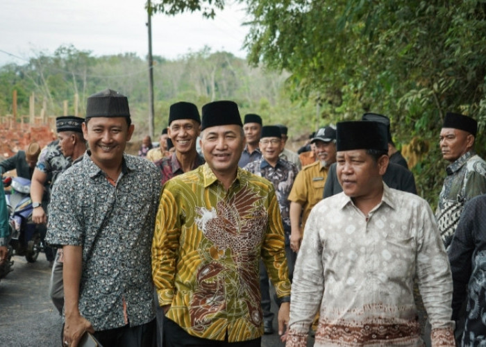 Mulus Total, Jalan Penghubung Antar Desa Teluk Kijing Muba Selesai Diaspal