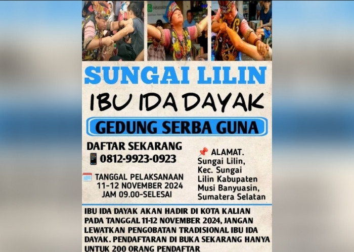 Heboh Kabar Ida Dayak Ke Sungai Lilin, Camat Pastikan Tidak Ada