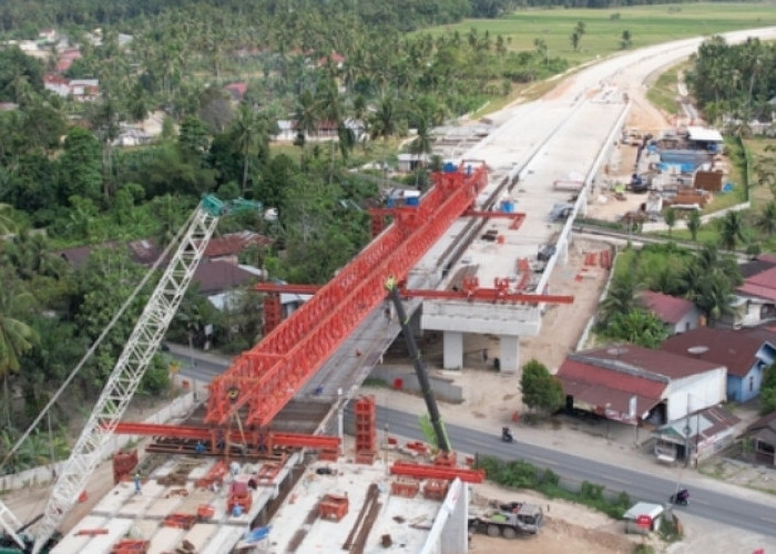 Optimis Pembangunan Tol Padang - Sicincin Selesai Tepat Waktu, Progres Sudah Mencapai 61 Persen