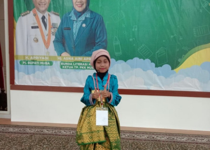 Siswa Yaspen Hindoli 02 Tanjung Dalam, Raih Juara Pertama Lomba Bertutur Tingkat SD