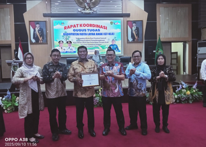 Muba Raih Predikat Kabupaten Layak Anak Tingkat Madya