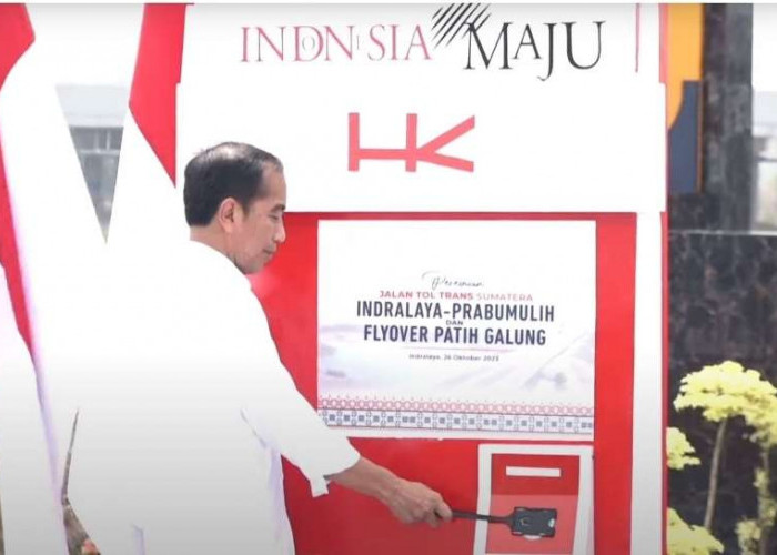 Akhirnya, Tol Indralaya Prabumulih Diresmikan Presiden Jokowi