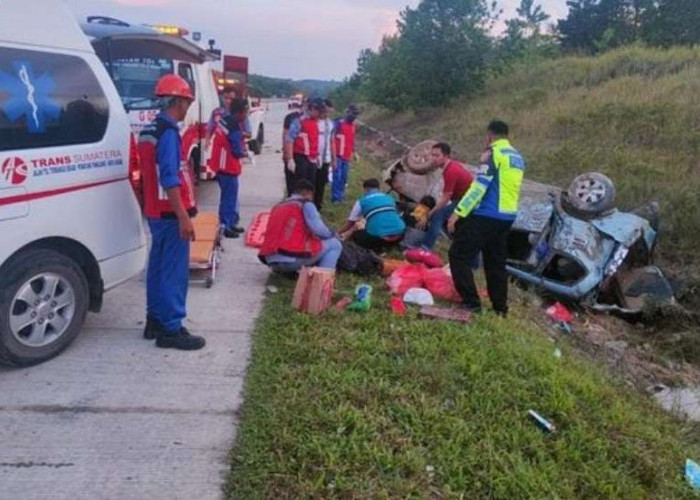 Tragis! 2 Warga Banyuasin Meninggal Kecelakaan di Tol Palembang - Lampung