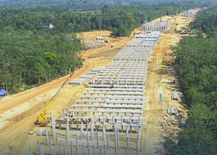 Brantas Abipraya Kebut Pembangunan Tol Bayung Lencir Tempino, Target Selesai Pertengahan Tahun 2024