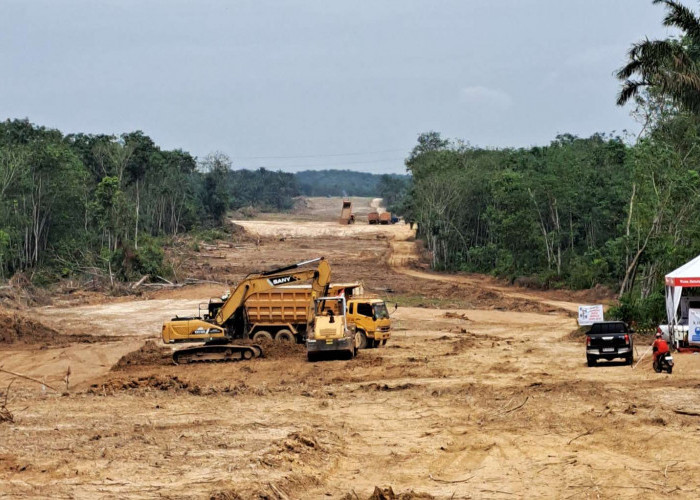 Beginilah Kondisi Terkini Pembangunan Tol Penghubung Palembang - Jambi di Kabupaten Muba