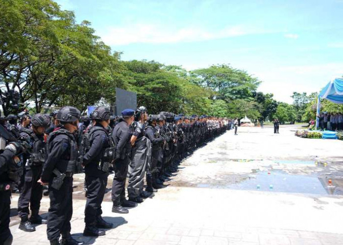 Sispamkota 2026, Polda Sumsel Uji Kesiapan Personel Hadapi Gangguan Kamtibmas