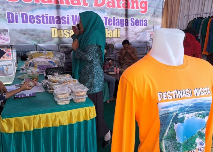 Pemdes Mekar Jadi Promosikan Wisata Telaga Sena di Ajang Sungai Lilin Expo