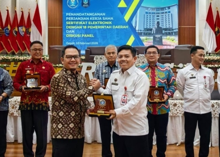 Naik Kelas di Era Digital, Pemkab Muba Perkuat Keamanan Siber Lewat PKS Sertifikat Elektronik di BSSN