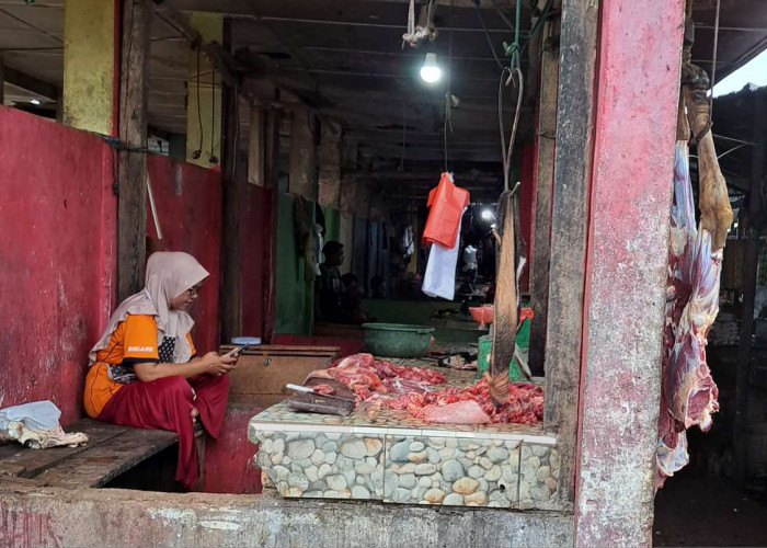 Dua Hari Jelang Lebaran, Harga Daging Sapi di Pasar Sungai Lilin Capai Rp 170 Ribu