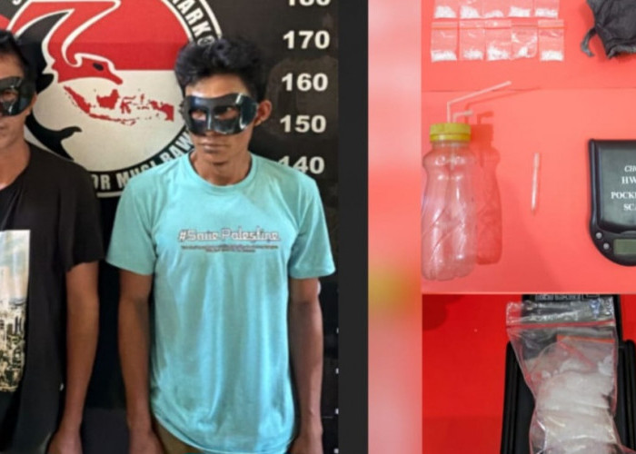 Operasi Singkat 10 Menit di Camp Sawit, Polisi Amankan 5 Orang dan 12,53 Gram Sabu di Musi Rawas