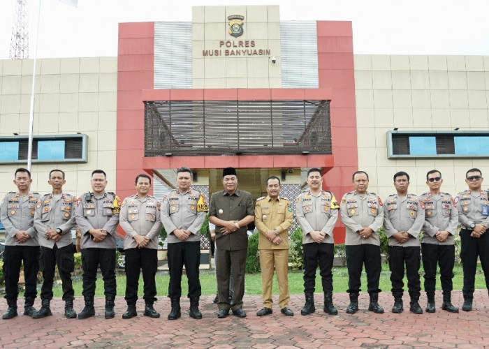 Bupati dan Wakil Bupati Muba Kunjungi Polres Muba, Semangat Kolaborasi untuk Membangun Muba Maju Lebih Cepat 