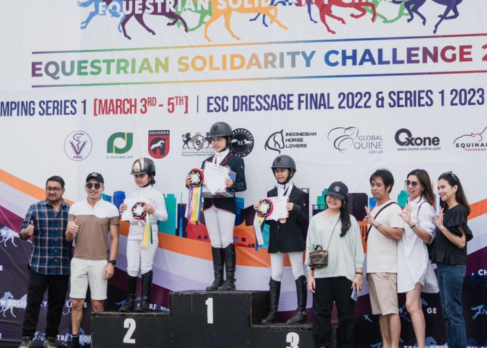 Atlet Berkuda 3D Stable Sumsel Dulang Prestasi  Diajang  Equestrian Solidarity Challenge 2023