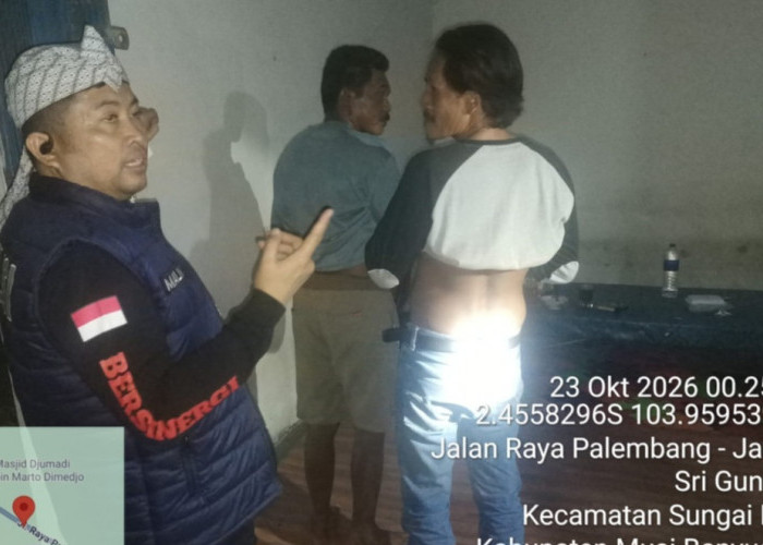 Kapolsek Sungai Lilin Pimpin Razia Gabungan di Kafe Sri Gunung, Targetkan Narkoba hingga Senjata Ilegal