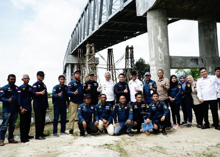 Setelah 40 Tahun Penantian, Wilayah Air Sugihan Dibangun Jembatan