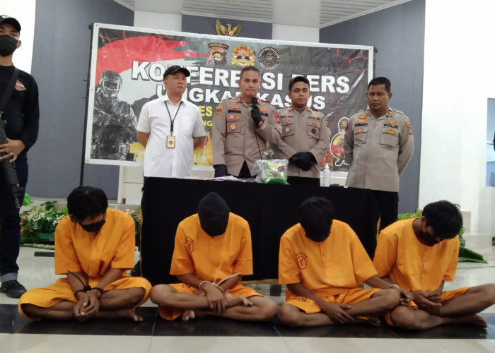 Polres Tangkap Pengedar Narkoba Wilayah Sungai Lilin, 1200 Gram Sabu Disita 