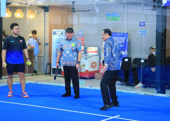 Olahraga Padel Jadi Tren Baru di Palembang, Gubernur Sumsel Resmikan Padel Time dan Turnamen Perdana