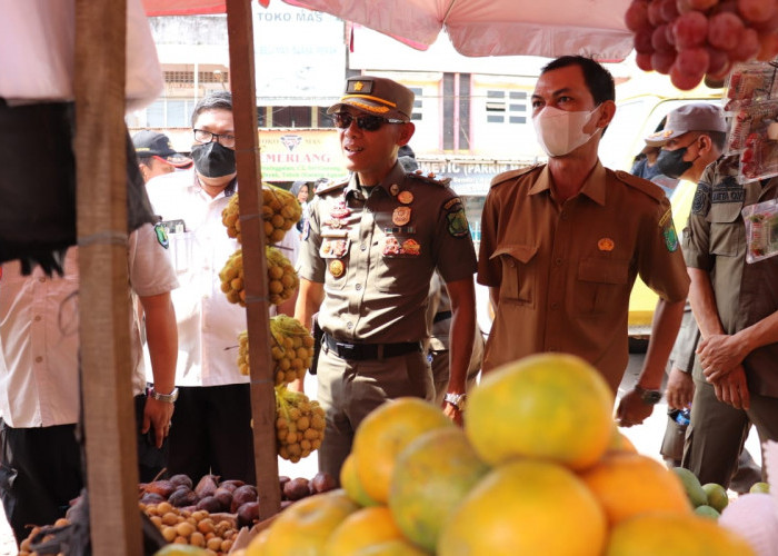 Tim Gabungan Beri Himbauan PKL di Pasar Sungai Lilin, Jangan Sampai Sebabkan Kemacetan 