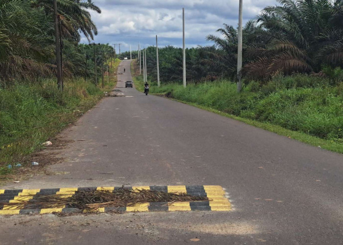 Waspada, Saat Ini Banyak Polisi Tidur di Jalan Poros Kecamatan di Kecamatan Keluang