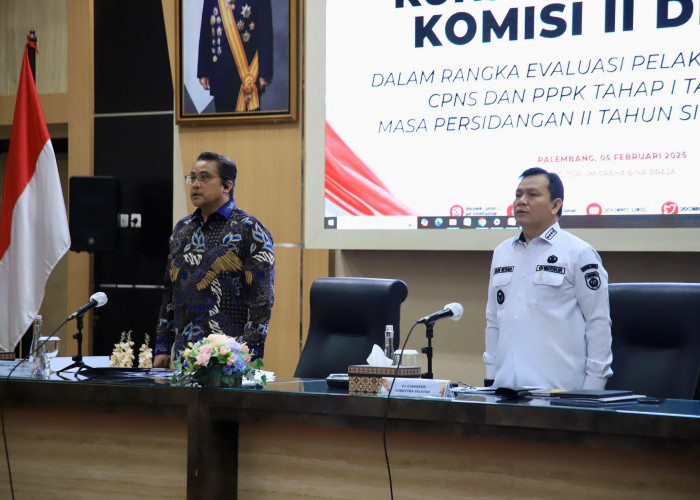 Pemprov Sumsel-Komisi II DPR RI Evaluasi Pelaksanaan Seleksi CPNS dan PPPK Tahap 1 Tahun 2024