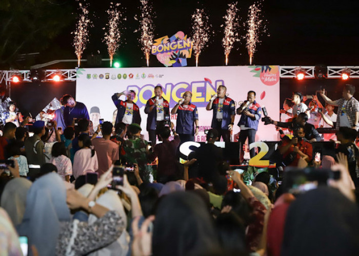 Meriah, Ribuan Warga Muba Tumpah Ruah Ramaikan Festival Bongen