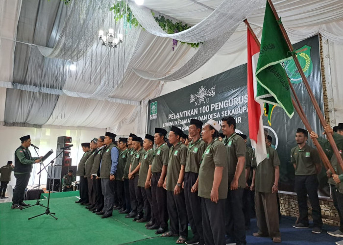 100 Pengurus LPBH NU 6 Kecamatan Dilantik, Dihadiri PJ Bupati Muba