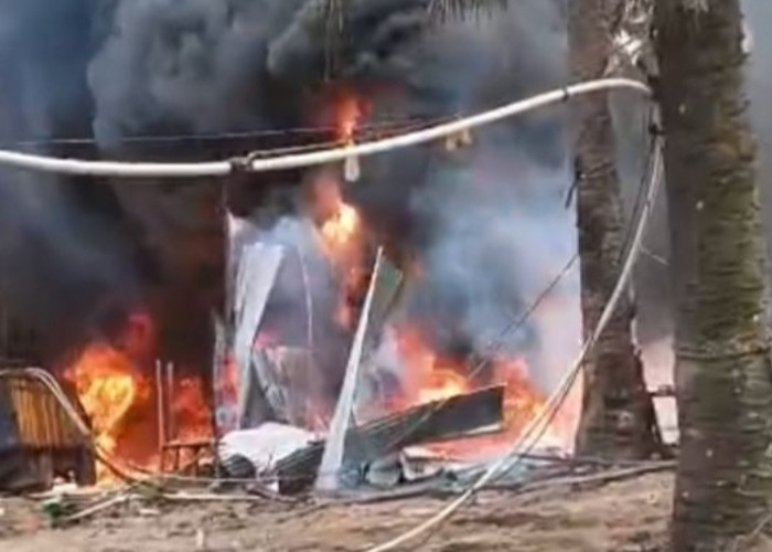 Sumur Minyak Ilegal Terbakar di Keluang Muba, Polisi Selidiki Penyebab dan Isu Keterlibatan Oknum