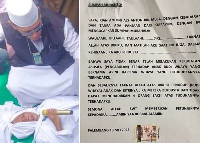 BIKIN MERINDING, Ini Sumpah Mubahalah Dibaca Rian Ketika Sumpah Pocong