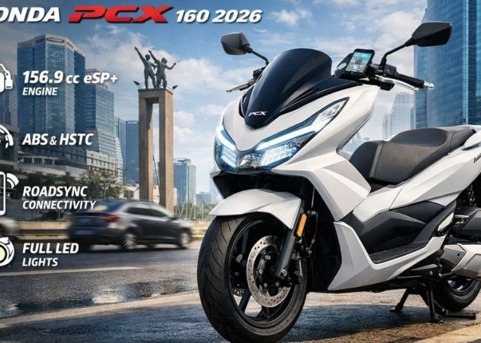 Honda PCX 160 2026 Tampil Lebih Pintar: Skutik Premium dengan Teknologi Konektivitas yang Kian Relevan