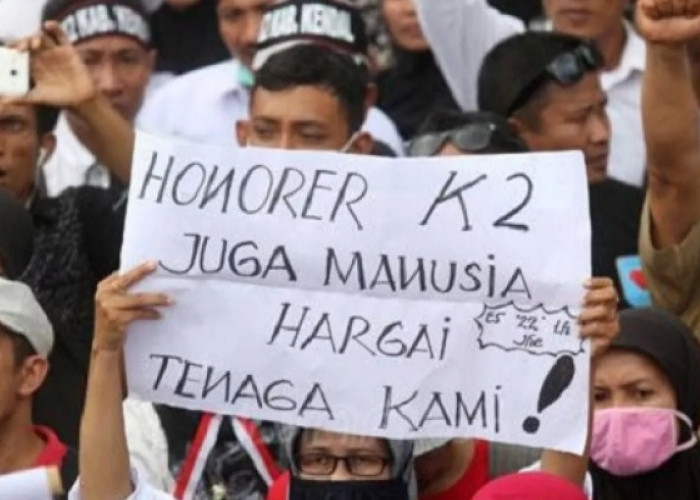 Ironis! Ratusan Guru Honorer K2 Hanya Digaji Rp 50 ribu per bulan